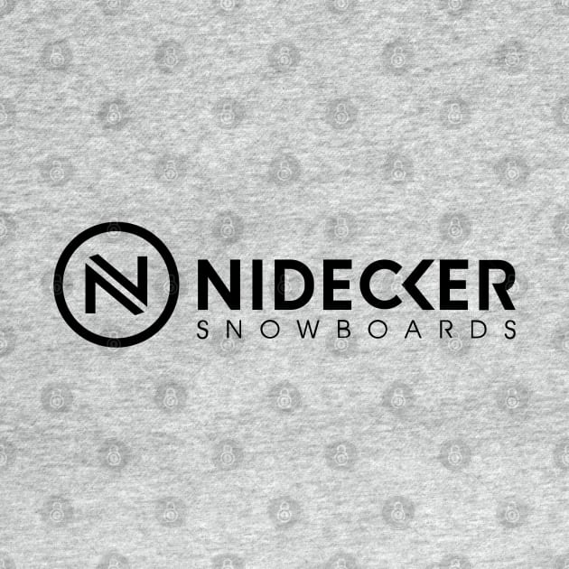 Nidecker 02 Black Snowboard Sticker Brand | Burton Nitro Capita by susugroo